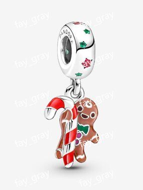 Pandora Gingerbread Man Dangle Charm
